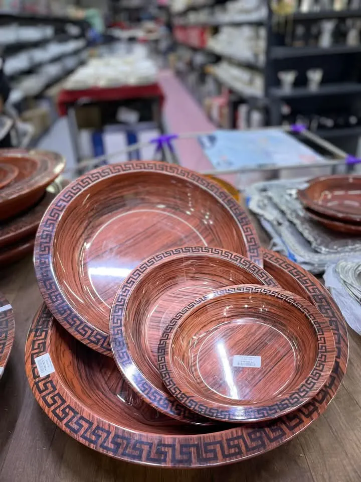 قصعة تقليدية عصرية غير قابلة للكسر 